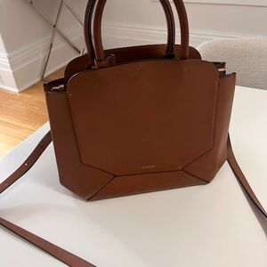Aritzia Auxiliary- Bega Tan Leather Tote Bag